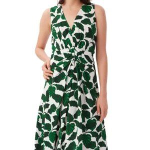 DVF Ace Dress, Begonia Green, Size 14